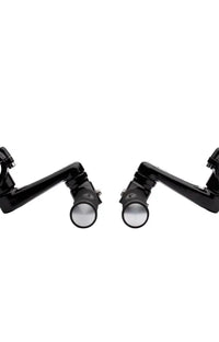 Indian Infinite Highway Pegs in Black, Pair
