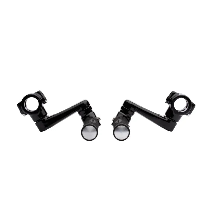 Indian Infinite Highway Pegs in Black, Pair