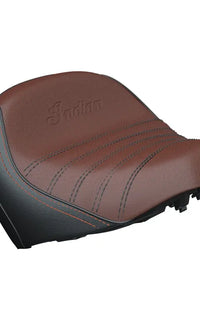 Genuine Leather Comfort+ Solo Seat, Brown
