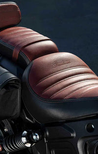 Genuine Leather Comfort+ Solo Seat, Brown
