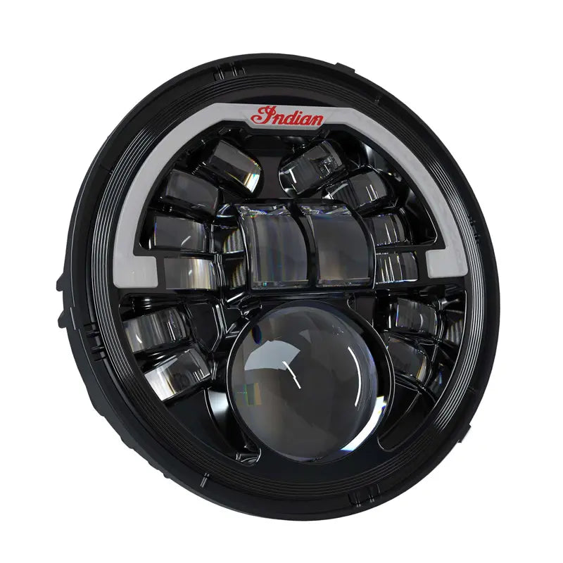 Indian Scout Pathfinder 5 3/4 in. Adaptive LED Headlight, Gloss Black