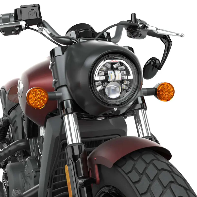 Indian Scout Pathfinder 5 3/4 in. Adaptive LED Headlight, Gloss Black