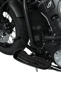 Indian Scout Rider Floorboards with Inlays in Gloss Black, Pair
