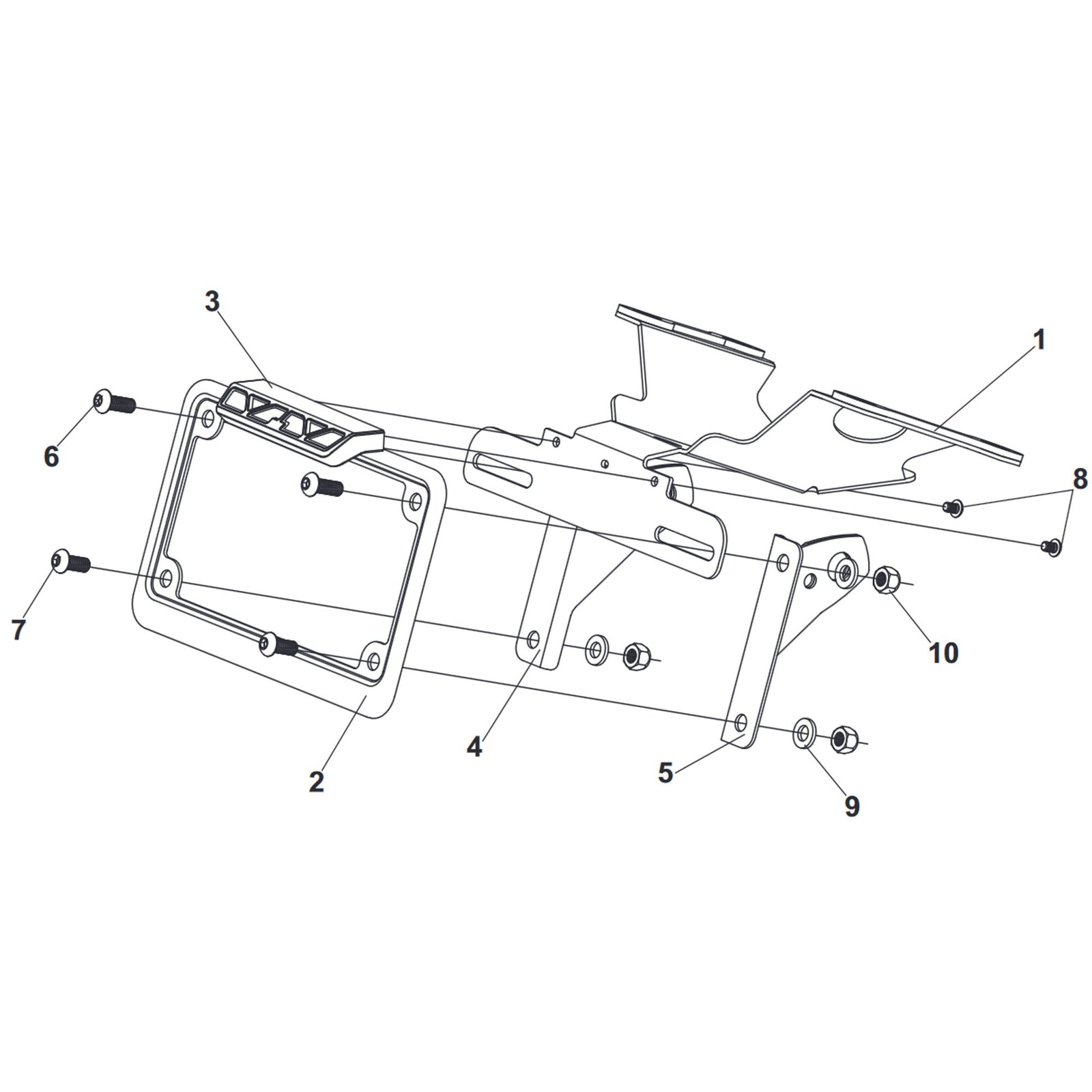 Suzuki GSX-R 1000 FENDER ELIMINATOR KIT