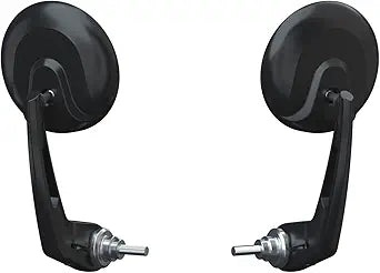 Indian Motorcycle Bar End Mirror and Mount Kit in Black, Pair - 2883730-468