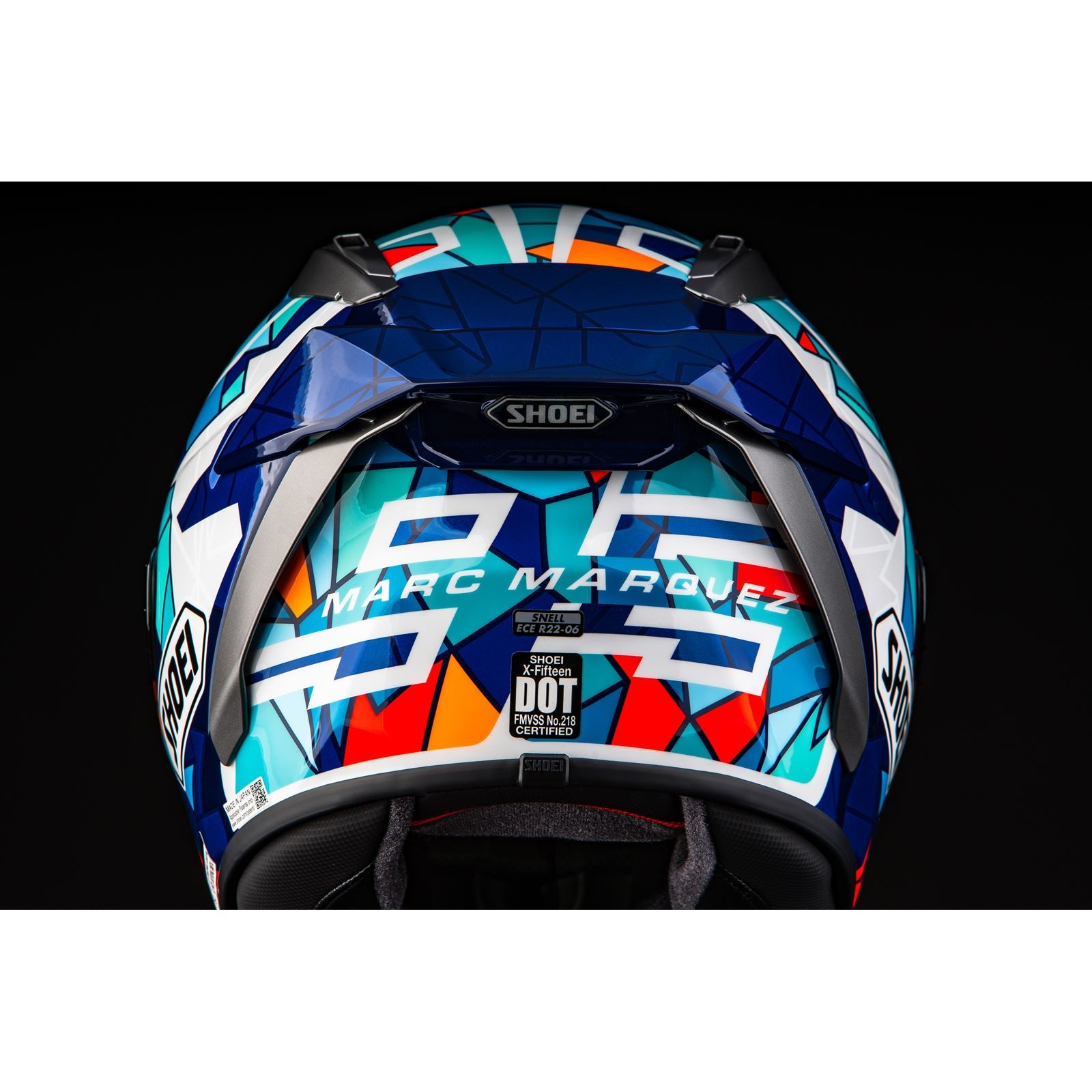 barcelona motorcycle helmets NEW Shoei X-15 MARQUEZ BARCELONA – Ducati Bros