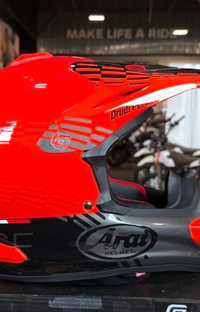 NEW Ducati Arai VX-PRO4 Desmo Medium Helmet

