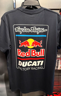 NEW Short Sleeve Troy Lee Designs Red Bull Ducati Blue XXL T-shirt
