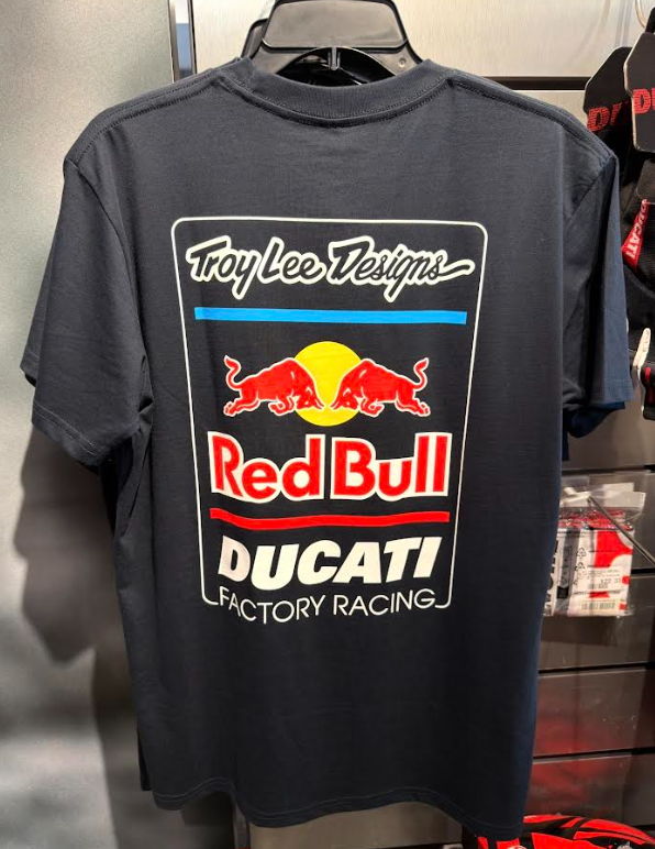 NEW Short Sleeve Troy Lee Designs Red Bull Ducati Blue XXL T-shirt