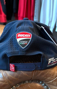 NEW Curved Snapback Troy Lee Designs Red Bull Ducati Blue Hat
