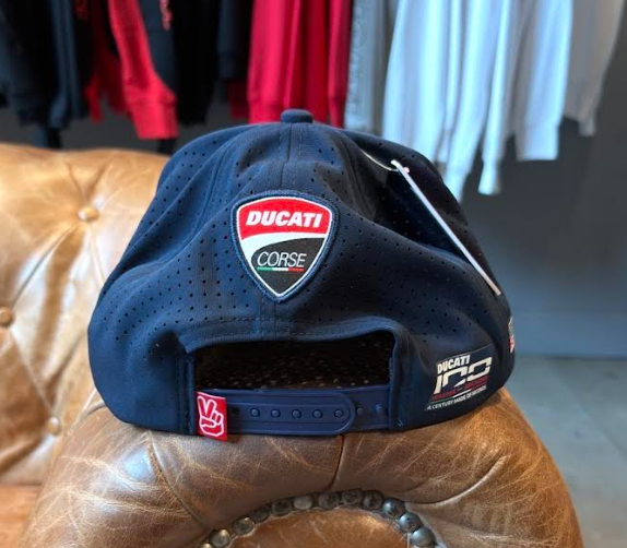 NEW Curved Snapback Troy Lee Designs Red Bull Ducati Blue Hat