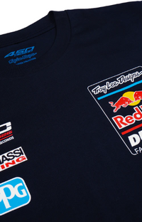 NEW Short Sleeve Troy Lee Designs Red Bull Ducati Blue XXL T-shirt
