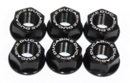 Ducabike Ergal Billet Flange Nuts for