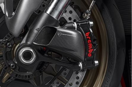 Carbon ducts for brake cooling.