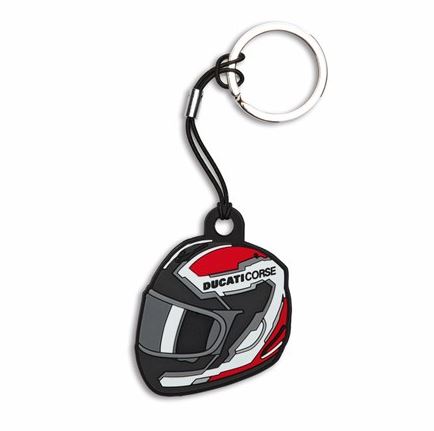 DC Helmet Rubber Key Ring