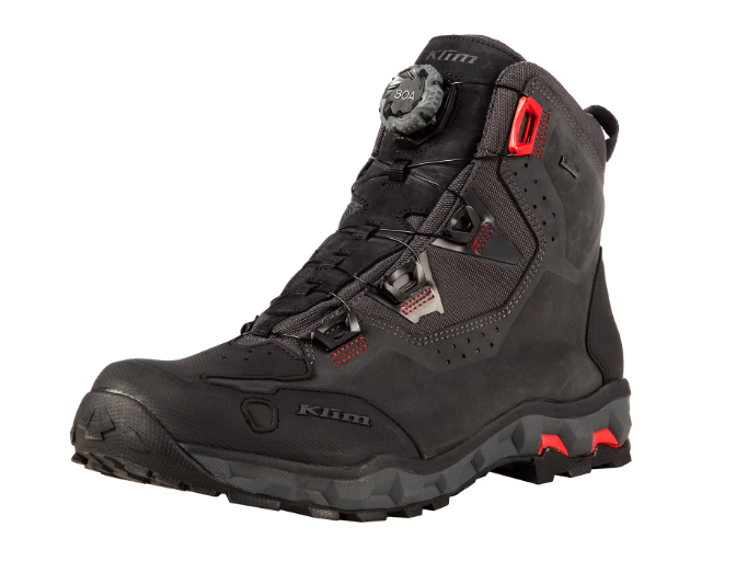 NEW Klim Outlander GTX Boot Asphalt - High Risk Red