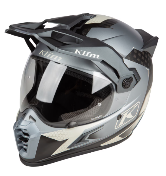 NEW Klim Krios Pro Helmet ECE/DOT Charger Gray