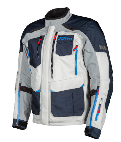 NEW Klim Carlsbad Jacket Navy Blue - Cool Gray