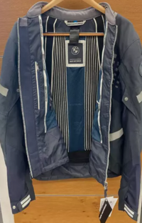 New BMW Mens Aravis AIR Jacket Blue
