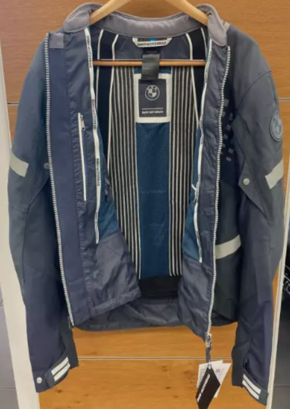 New BMW Mens Aravis AIR Jacket Blue