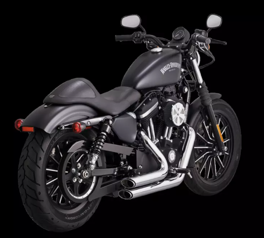 NEW Vance & Hines Shortshots Staggered Exhaust System for Softail 17233 VH0289