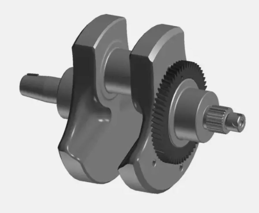 NEW OEM ASM. CRANKSHAFT [INCL. 8], Part 1205267