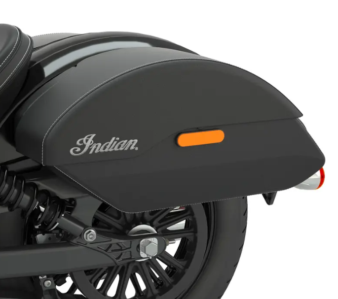 NEW Indian Quick Release Semi-Rigid Saddlebags in Black, Pair 2889282-VBA