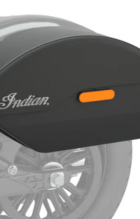 NEW Indian Quick Release Semi-Rigid Saddlebags in Black, Pair 2889282-VBA
