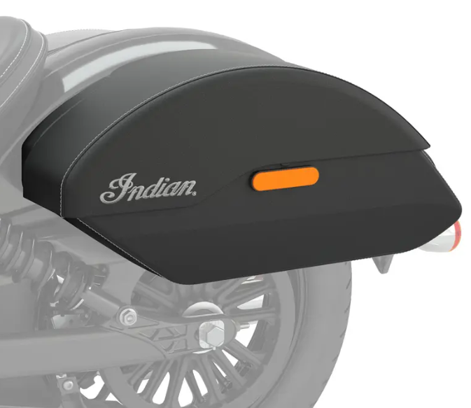 NEW Indian Quick Release Semi-Rigid Saddlebags in Black, Pair 2889282-VBA