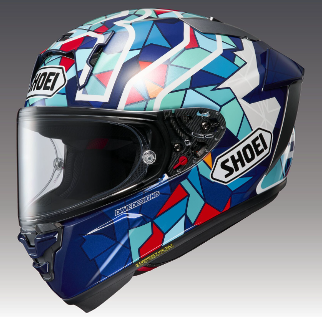 NEW Shoei X-15 Marquez Barcelona Helmet