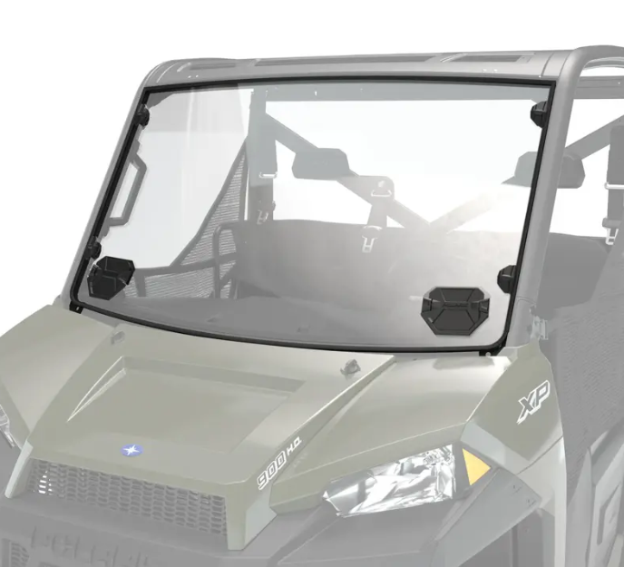 NEW Polaris Lock & Ride Full Windshield Vented - Hard Coat Poly 2883266