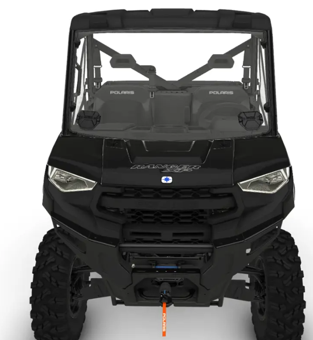 NEW Polaris Lock & Ride Full Windshield Vented - Hard Coat Poly 2883266