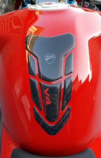 NEW Ducati Adhesive Black Tank Pad V4
