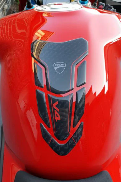 NEW Ducati Adhesive Black Tank Pad V4