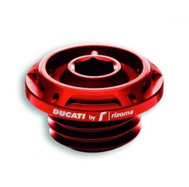 NEW Ducati Performance Rizoma Billet Oil Filler Cap Plug Red 97380871AB