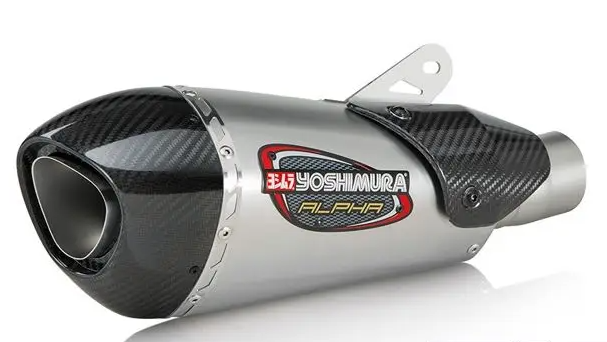 Yoshimura Stainless/Carbon Fiber Street Series Alpha T Slip-On 11750BP520