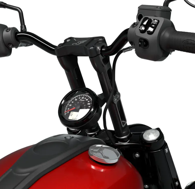 NEW Indian 10” Chief Moto Handlebar Risers, Black 2890452