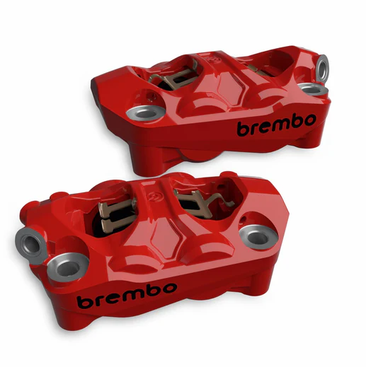 NEW OEM 2025 Ducati Panigale V4 Red Colored Front Brake Calipers 96180901AA