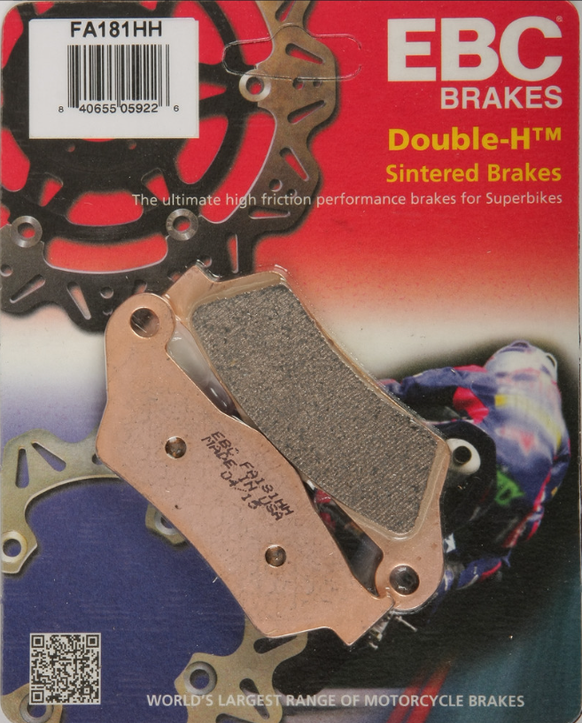 EBC Double-H Sintered Brake Pads FA181HH 61-1182 1721-0939 15-181H
