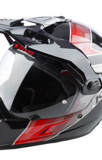 NEW Klim Krios Pro Helmet Spectrum Black Fiery Red
