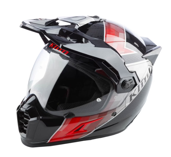 NEW Klim Krios Pro Helmet Spectrum Black Fiery Red