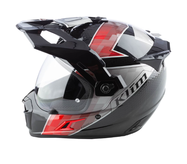 NEW Klim Krios Pro Helmet Spectrum Black Fiery Red