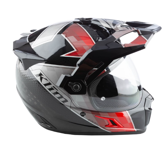 NEW Klim Krios Pro Helmet Spectrum Black Fiery Red