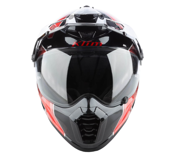 NEW Klim Krios Pro Helmet Spectrum Black Fiery Red