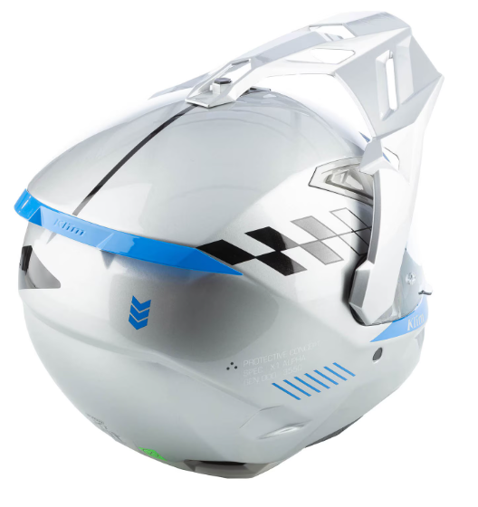 NEW Klim X1 Alpha Helmet ECE/DOT Gloss Concept High-Rise Electric Blue Lemonade