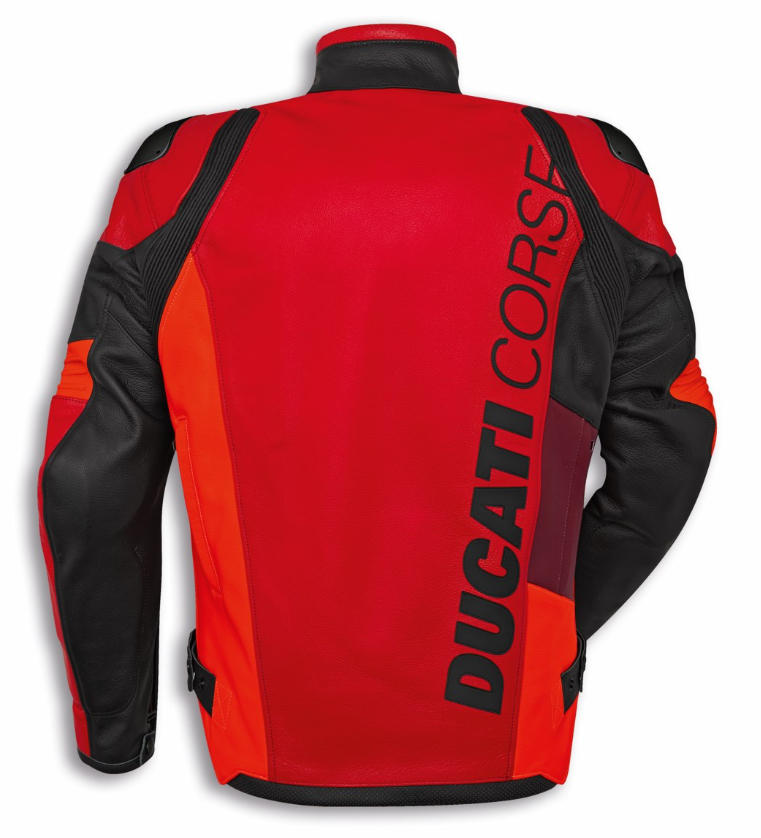 NEW Ducati Corse C6 Perforated Leather Jacket