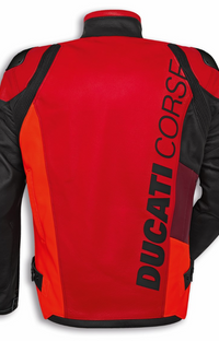 NEW Ducati Corse C6 Perforated Leather Jacket
