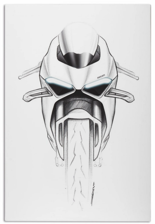 NEW OEM Ducati Sketch with frame to be assembled 987705930
