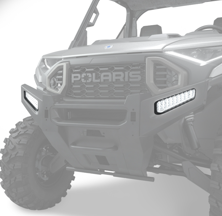 NEW OEM Polaris LED Auxiliary Lights, Front Bumper, Pair 2889767