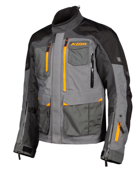 NEW Klim Carlsbad Jacket Asphalt Strike Orange